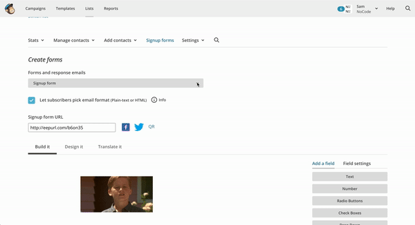 Mailchimp Hack